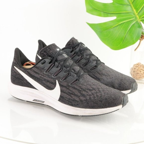 Nike Other - Nike Men's Zoom Pegasus 36 Running Shoe Size 10 Black White Gray Trainer
